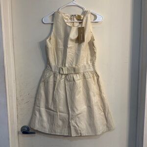 NWT Francesca's Collections Gold Sleeveless Dress